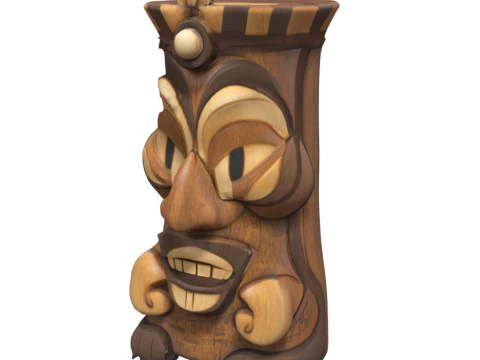 Tiki Carvings Pack 3D Model