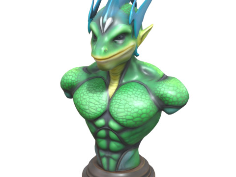 Superheroes Busts Pack 3D 모델