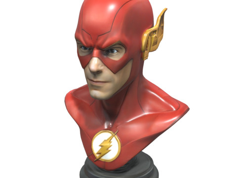 Superheroes Busts Pack 3D 모델