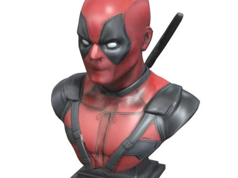 Superheroes Busts Pack 3D Model