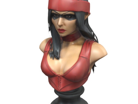 Superheroes Busts Pack 3D 모델
