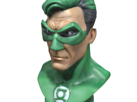 Superheroes Busts Pack 3D 모델