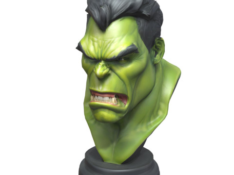 Superheroes Busts Pack 3D 모델
