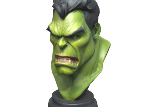 Superheroes Busts Pack 3D Model