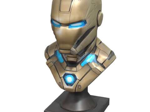 Superheroes Busts Pack 3D 모델
