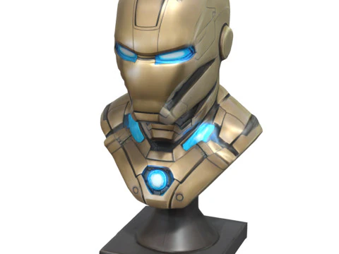 Superheroes Busts Pack 3D Model
