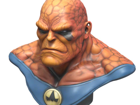 Superheroes Busts Pack 3D Model