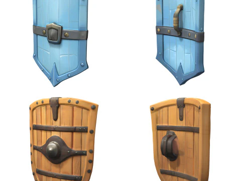 Shields Pack 1 3D Model