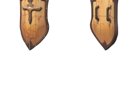 Shields Pack 1 Modelo 3D