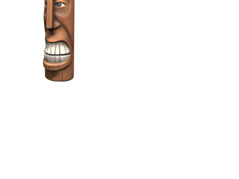 Tiki Carvings Pack 2 3D Model