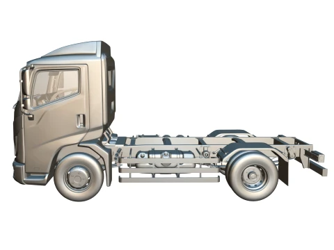 Rezoro3D Vanto Truck Short Chassis 3D Model