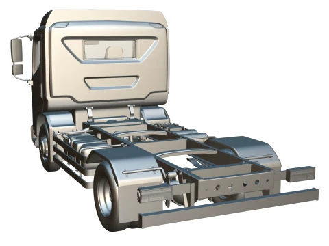 Rezoro3D Vanto Truck Short Chassis 3D Model