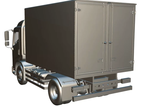 Rezoro3D Vanto Truck Short Refrigerated 3D Model