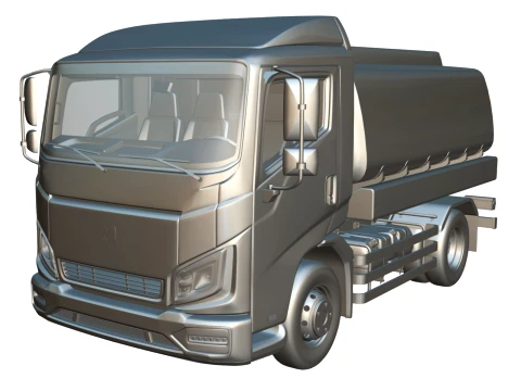 Caminh&atilde;o tanque curto Rezoro3D Vanto Modelo 3D