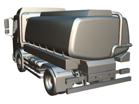 Caminh&atilde;o tanque curto Rezoro3D Vanto Modelo 3D