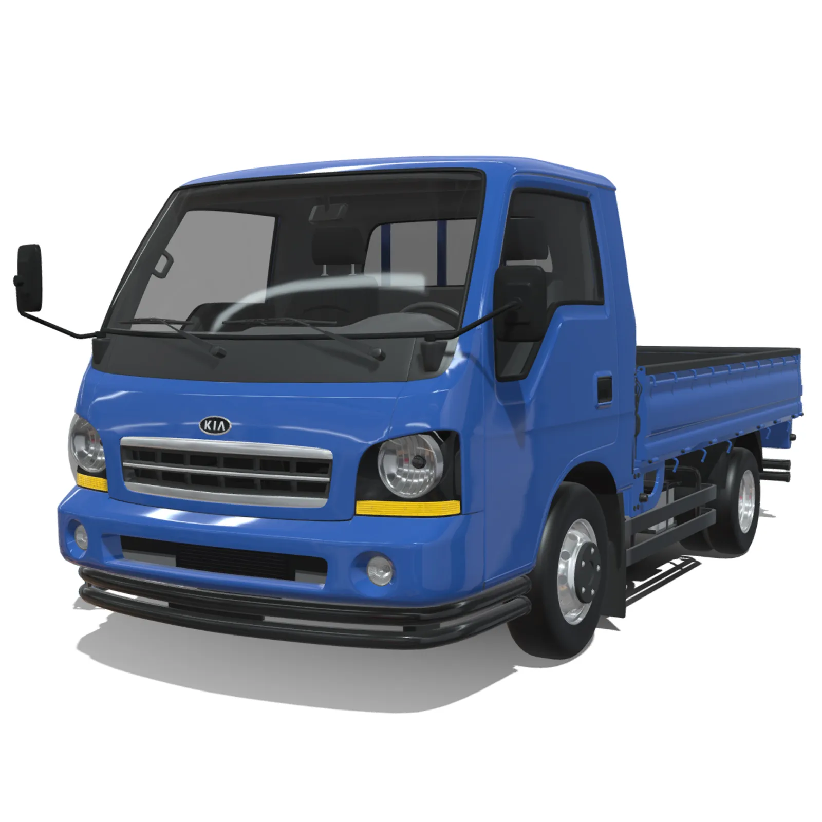 KIA Bongo 2001 Single Cab 3D Model .c4d .max .obj .3ds .fbx .stl .blend 