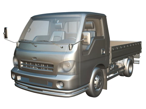 KIA Bongo 2001 Single Cab 3D Model
