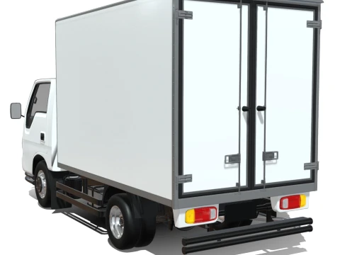 KIA Bongo 2001 Single Cab Refrigerated 3D Model