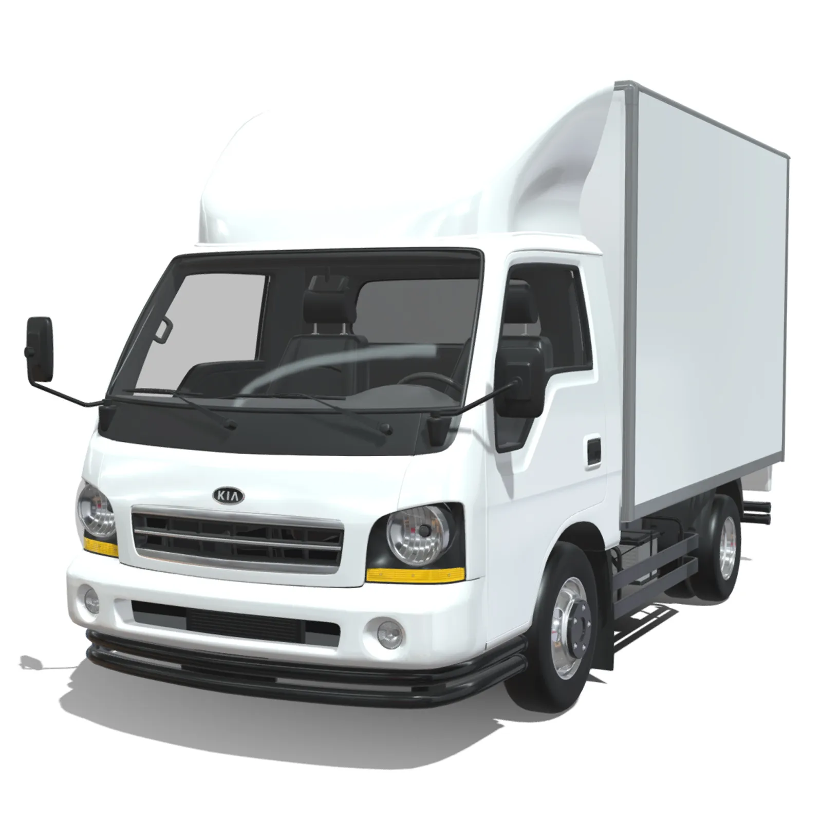 KIA Bongo 2001 Single Cab Cargo 3D Model .c4d .max .obj .3ds .fbx .stl .blend 