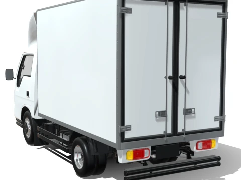 KIA Bongo 2001 Single Cab Cargo 3D Model