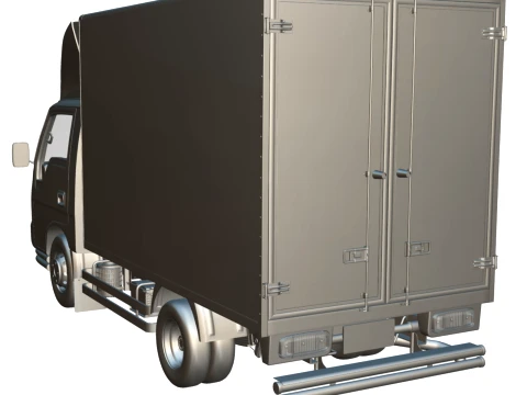KIA Bongo 2001 Single Cab Cargo 3D Model
