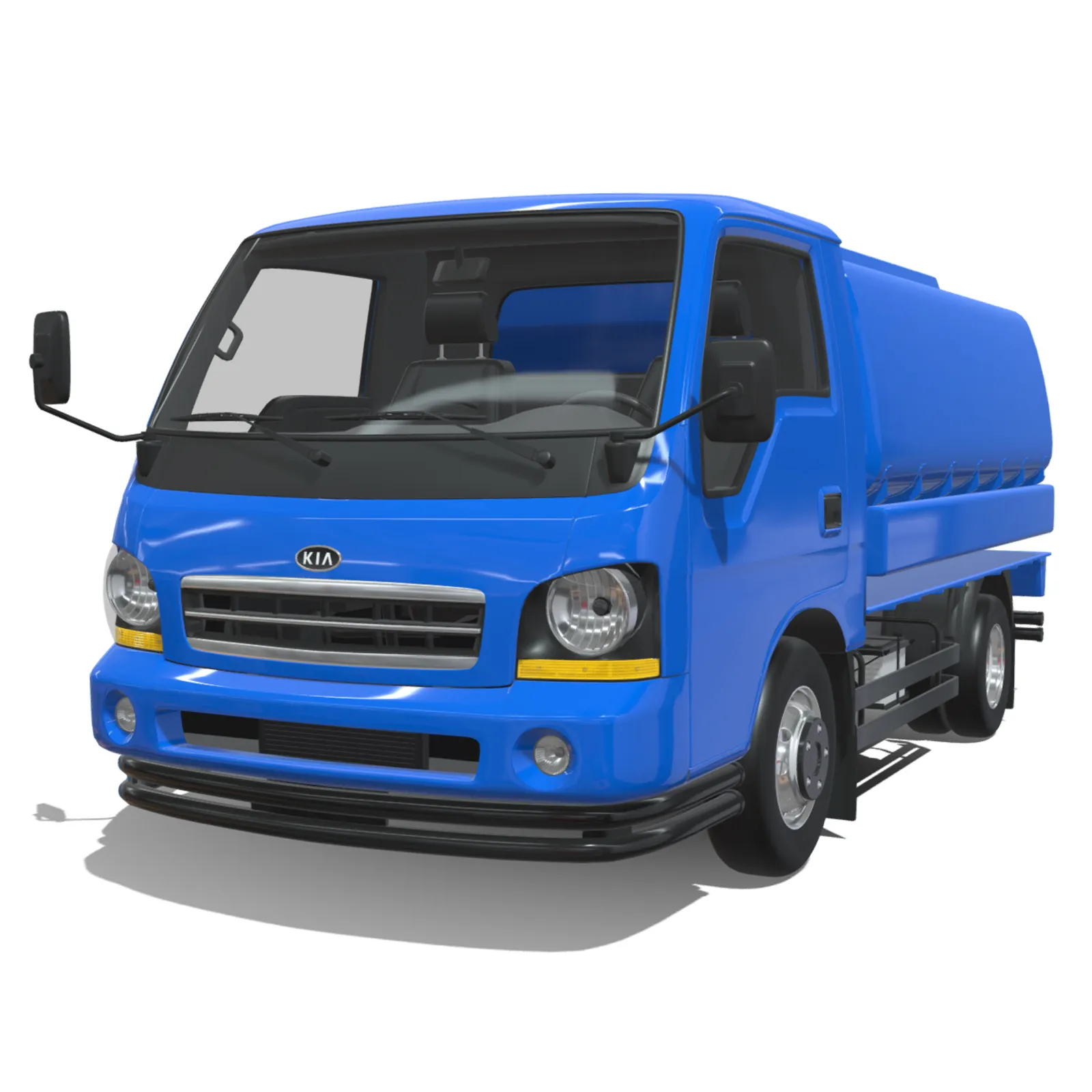 KIA Bongo 2001 Single Cab Tanker 3D Model .c4d .max .obj .3ds .fbx .stl .blend