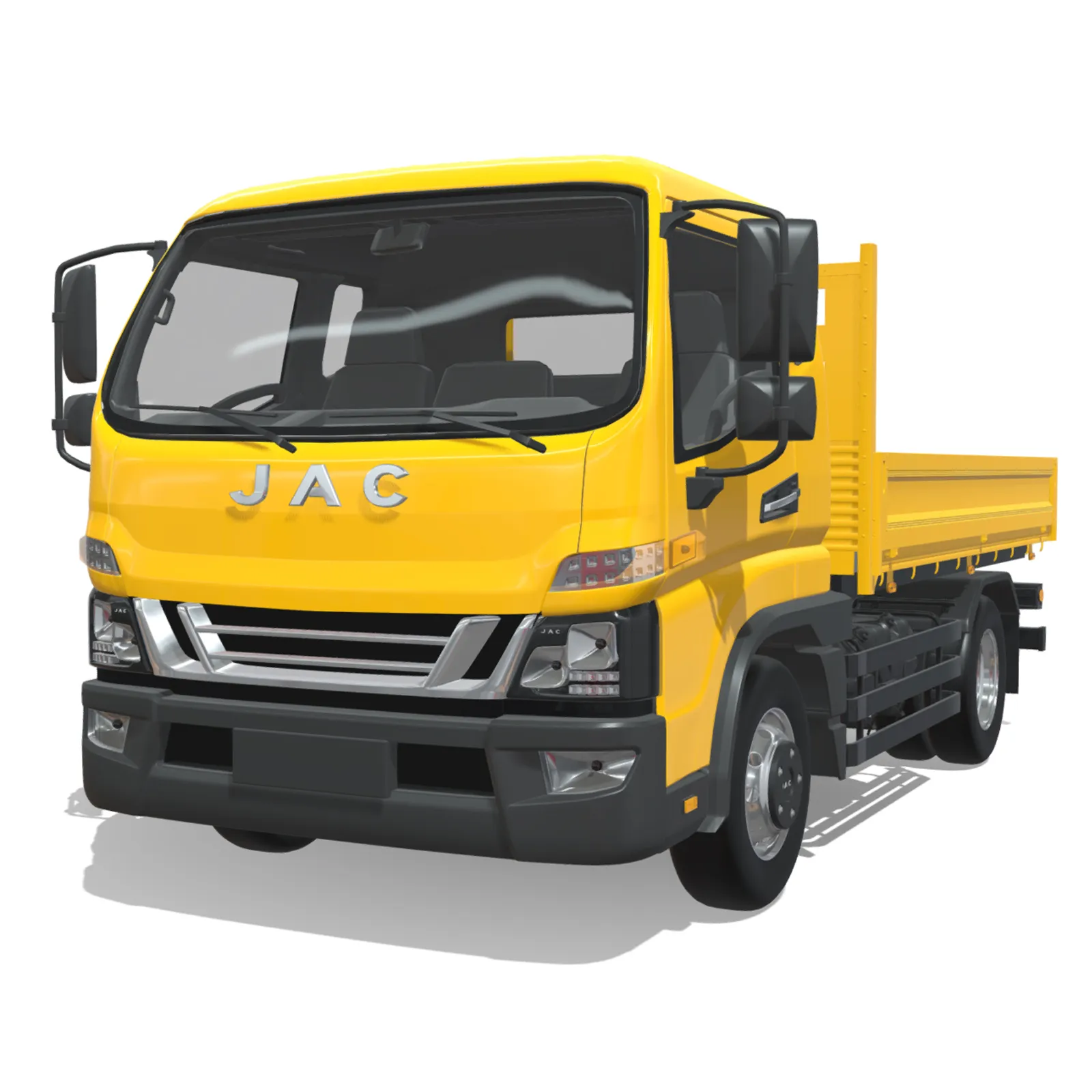 JAC Junling Short Flatbed 3D Model .c4d .max .obj .3ds .fbx .stl .blend 