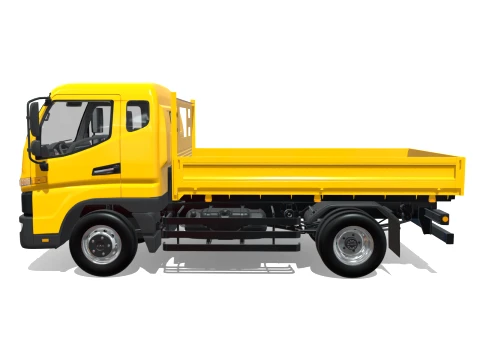 JAC Junling Short Flatbed 3D Model