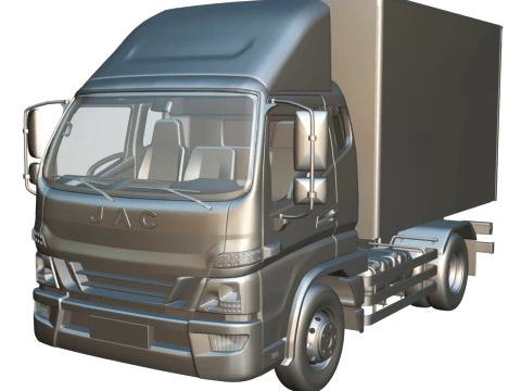 JAC Junling Short Refrigerated 3D Model