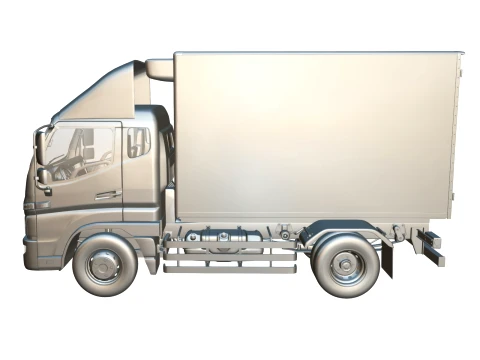 JAC Junling Short Refrigerated 3D Model