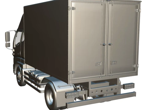 JAC Junling Short Refrigerated 3D Model