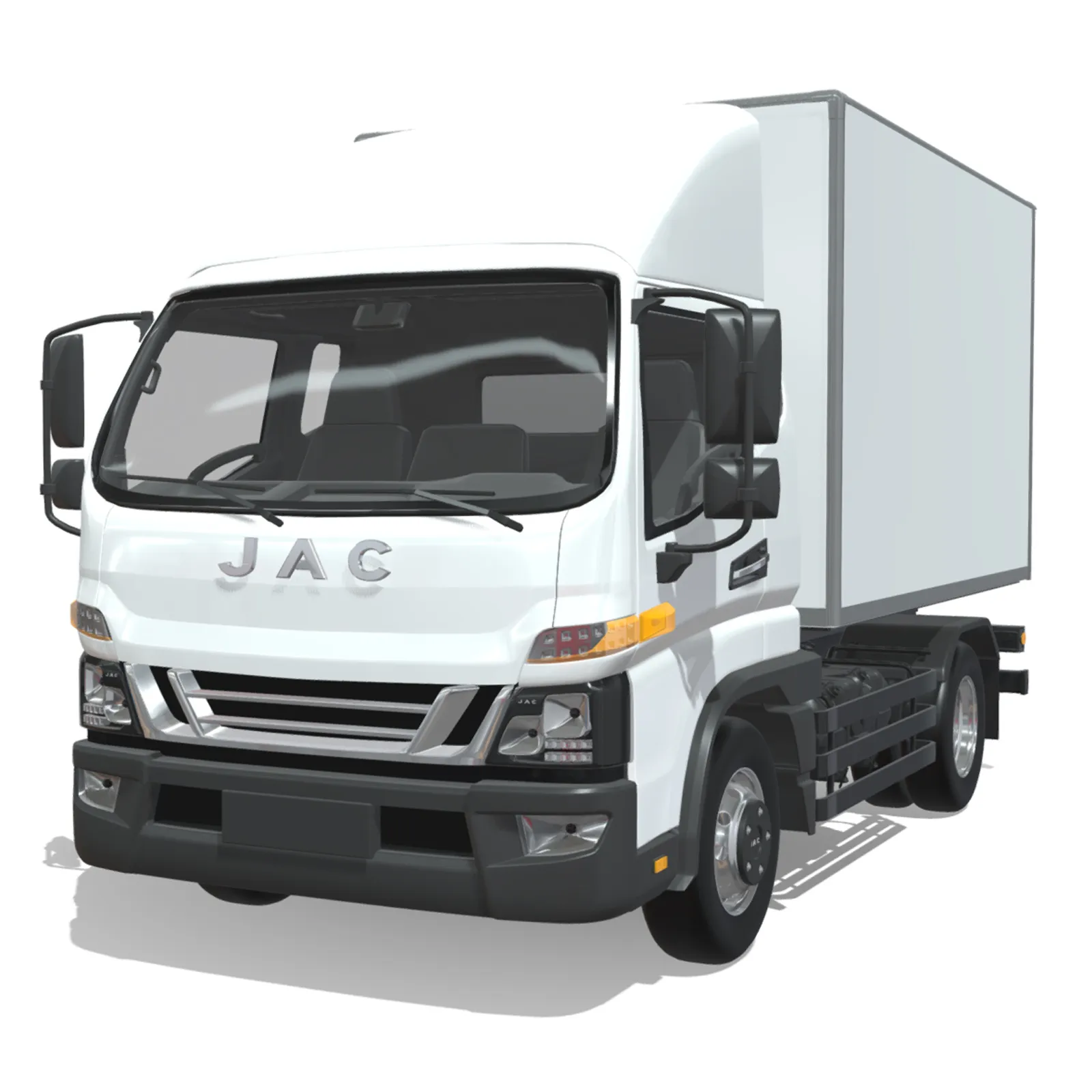 JAC Junling Short Cargo 3D Model .c4d .max .obj .3ds .fbx .stl .blend 