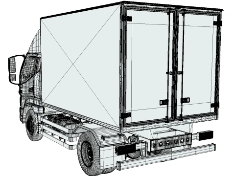 JAC Junling Short Cargo 3D Model