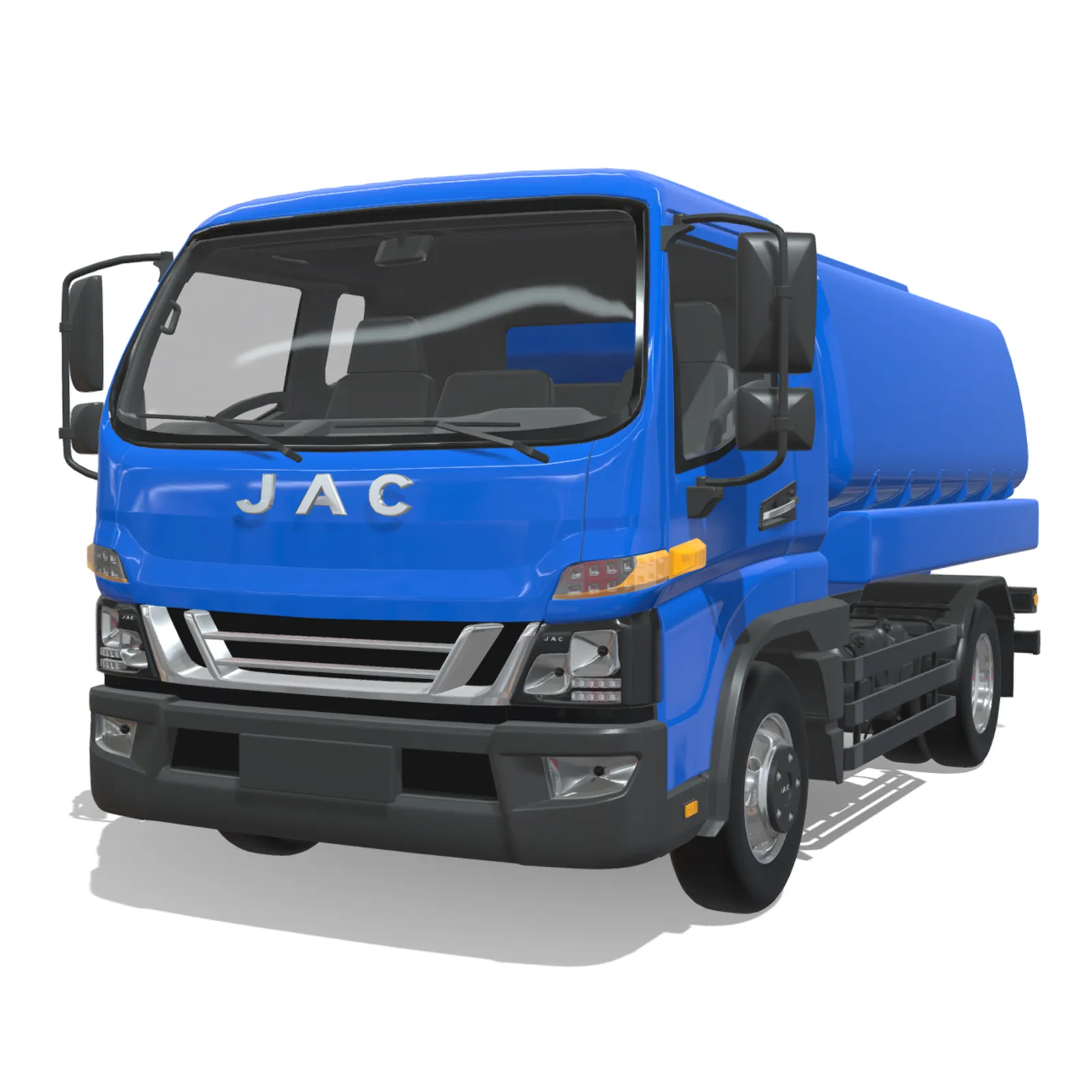 JAC Junling Short Tanker 3D Model .c4d .max .obj .3ds .fbx .stl .blend 