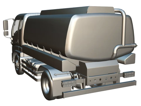 JAC Junling Short Tanker 3D Model