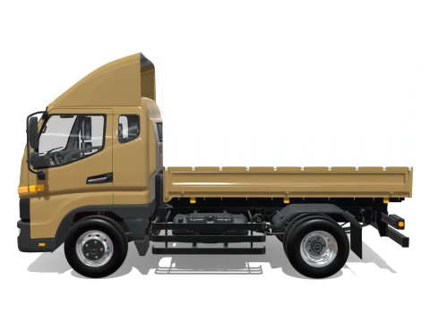 JAC Junling Short Canvas Flatbed 3D Model