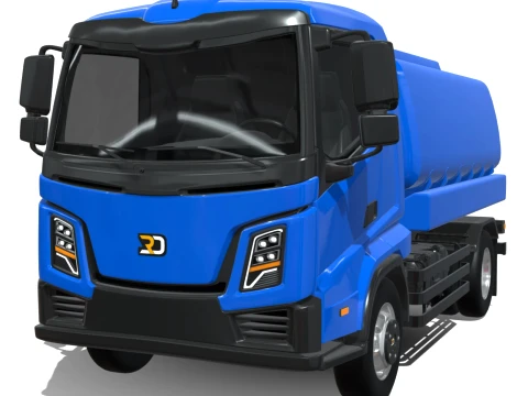 Rezoro3D Lento Truck Short Tanker 3Dモデル