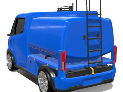 Rezoro3D Navo Compact Tanker Electric Truck 3D Model