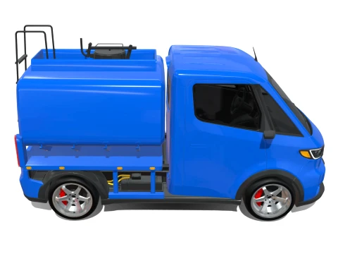 Rezoro3D Navo Compact Tanker Electric Truck 3D Model