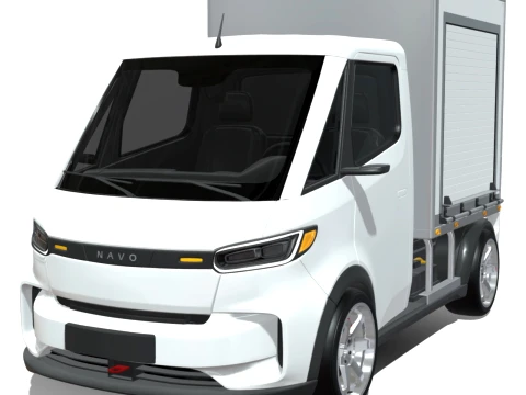 Rezoro3D Navo Compact Cargo Box Side Roll-Up Door Modelo 3D