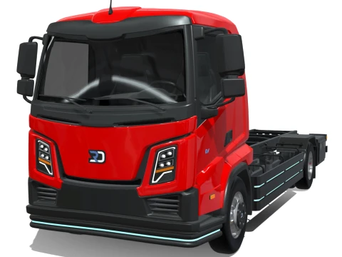 Rezoro3D eLento Truck Long Chassis 3D Model