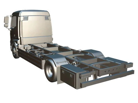 Rezoro3D eLento Truck Long Chassis 3D Model