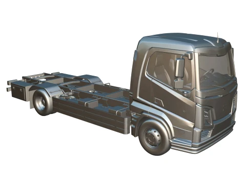 Rezoro3D eLento Truck Long Chassis 3D Model