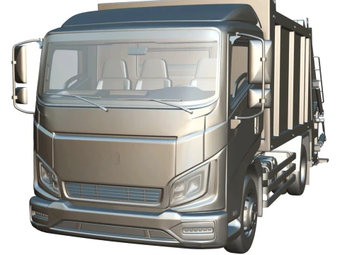 Rezoro3D Vanto Garbage Truck 3D Model