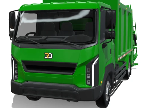 Rezoro3D Kargo Garbage Truck 3D Modell