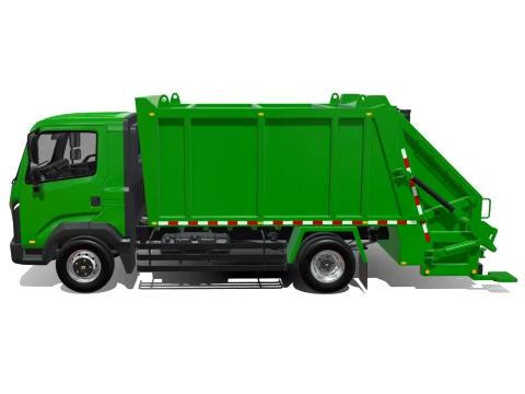 Rezoro3D Kargo Garbage Truck 3D Model