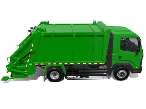 Rezoro3D Kargo Garbage Truck 3D Model