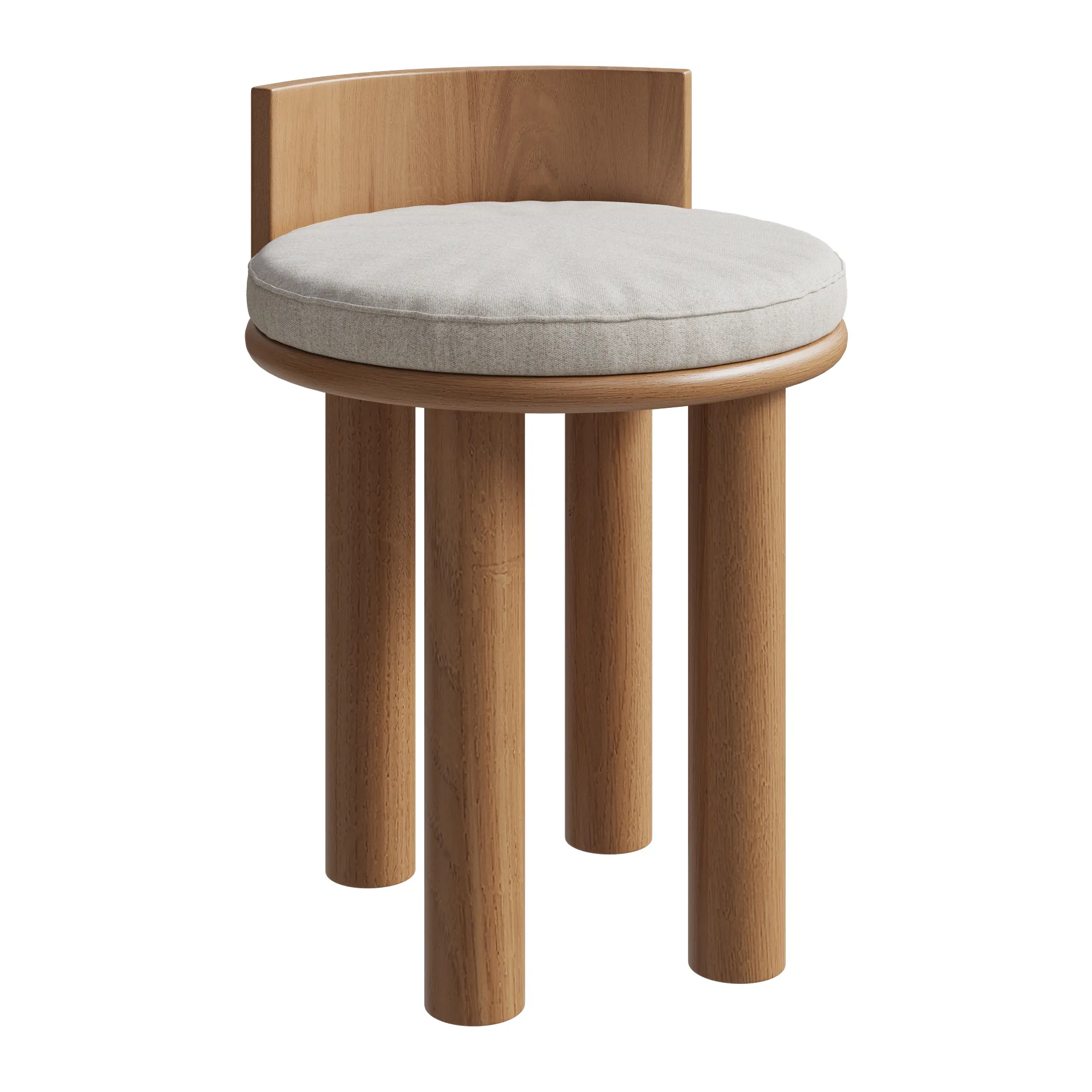 Banco traseiro baixo Modelo 3D .c4d .max .obj .3ds .fbx .stl .blend 