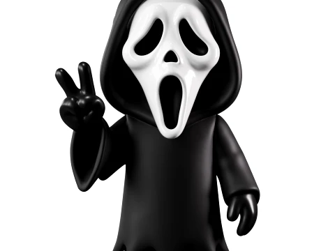 Spookgezicht 3D Model