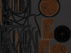 Bar stool Model 3D